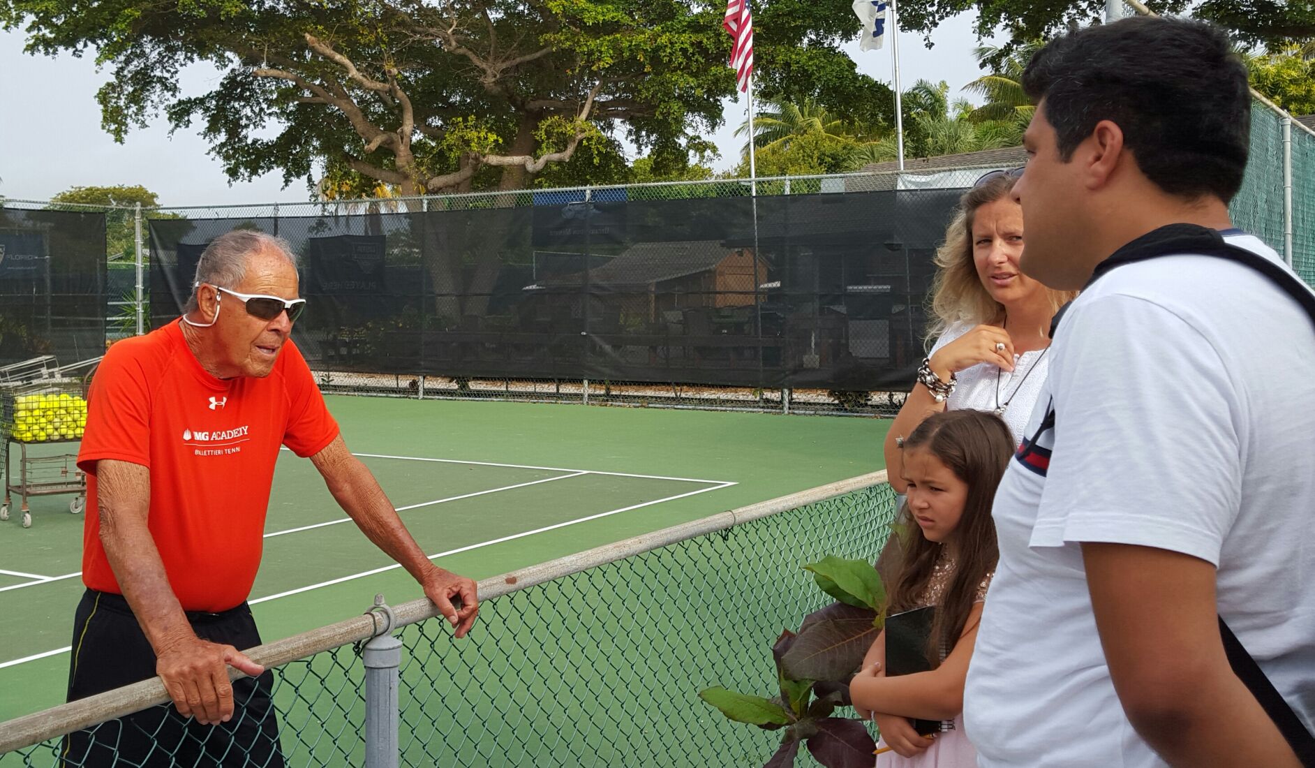 Teniski trener Nick Bollettieri, samoprozvani 'Michelangelo tenisa', zapamćen je po svojoj vatrenoj iskrenosti